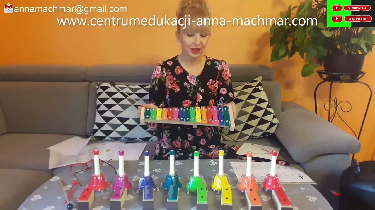 Nauka gry na dzwonkach - Gama C - dur. Centrum Edukacji Anna Machmar .