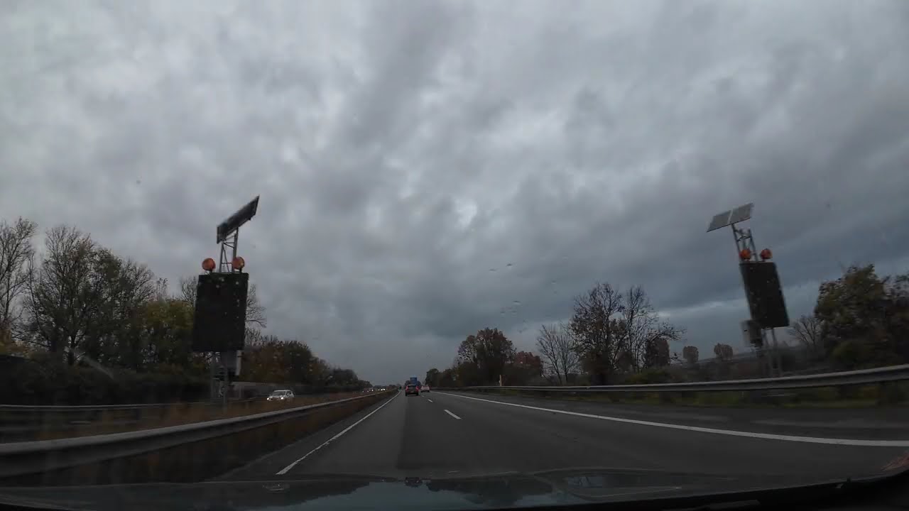 Alsace(FR) to Netherlands via Germany - Hyper lapse  4K