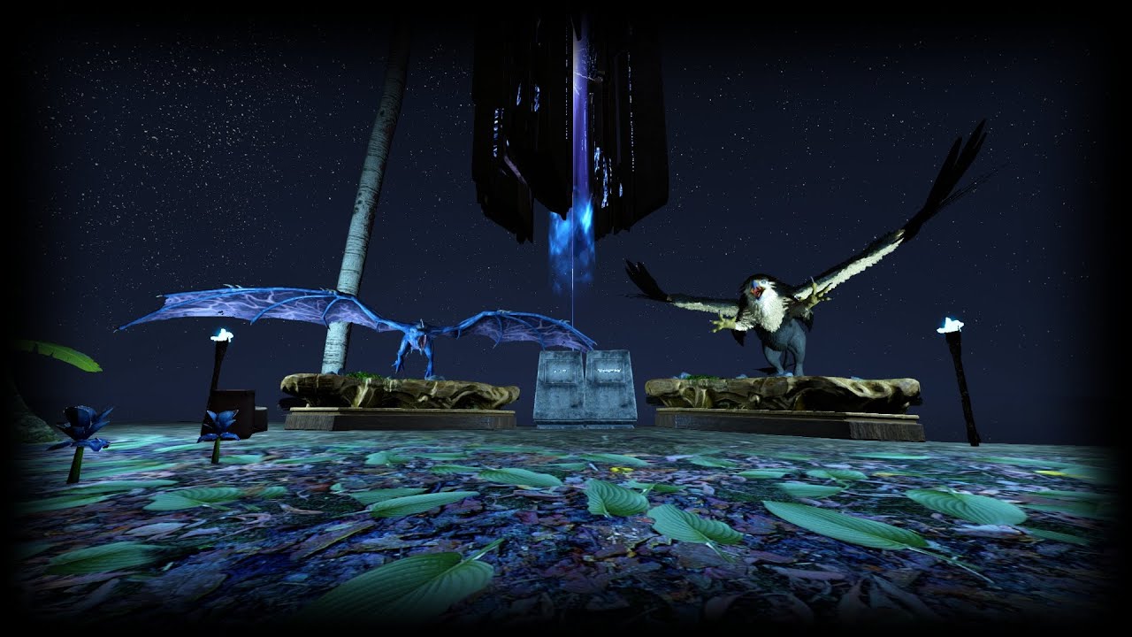 A Lightning Wyvern and A Griffin... ARK Blue Ob PVP