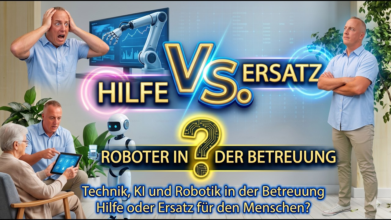 Technik, KI und Robotik in der Betreuung – Hilfe oder Ersatz für den Menschen?