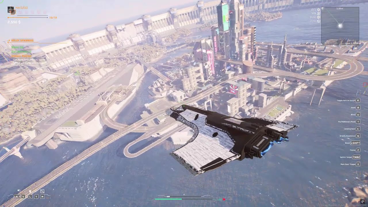 Qanga - Visting the Earth YellowWall City Landing Zone (4K DLSS Ultra Settings Lumen)