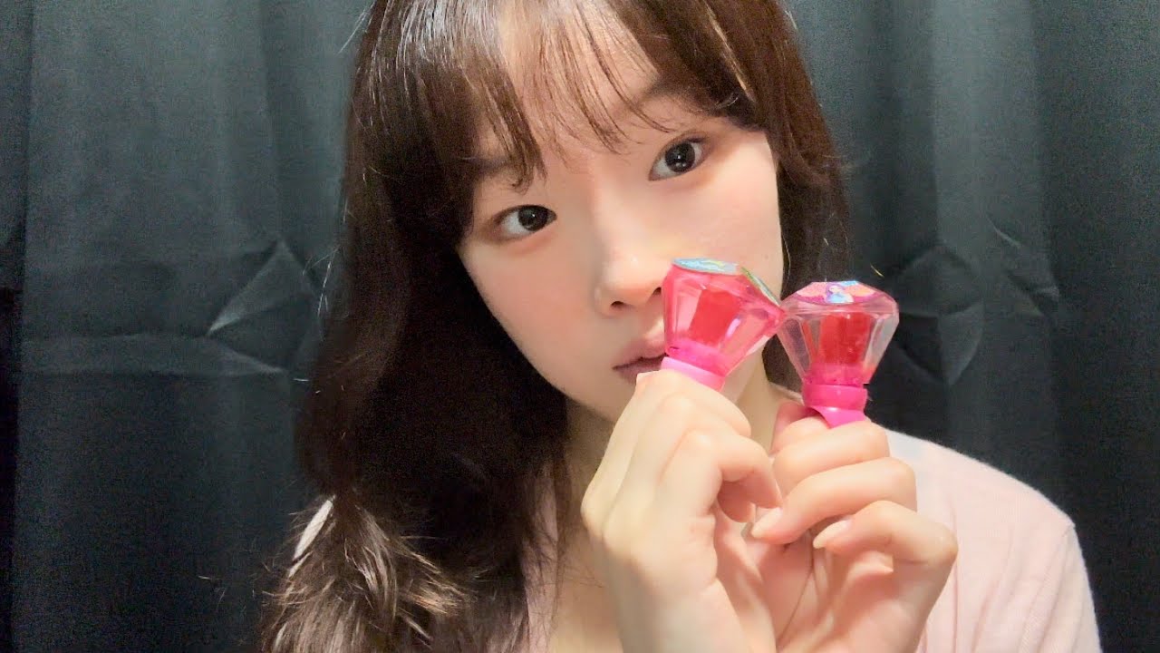 반지 사탕 이팅사운드 asmr💍 (no talking) | Candy Eating Sound Asmr , Mouth sound , Lollipop