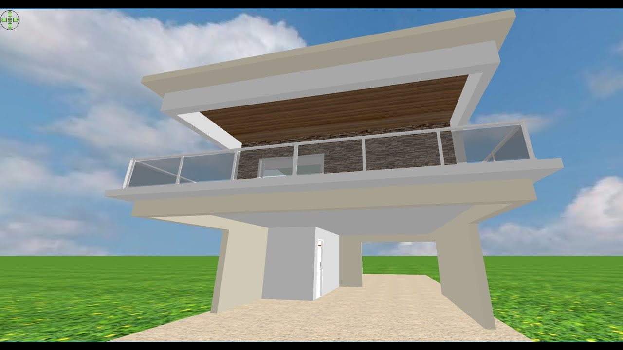 SWEET HOME 3D fazendo a viga na sacada ou varanda