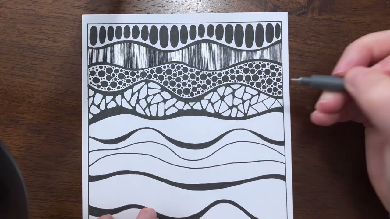 Easy #zentangle #drawings #zentanglelovers #zentangleforbeginners 