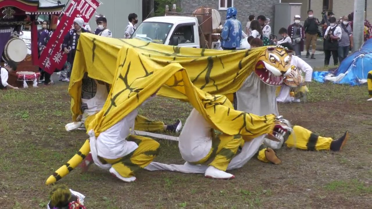 ２０２２大槌まつり「安渡虎舞」大槌稲荷神社例大祭１