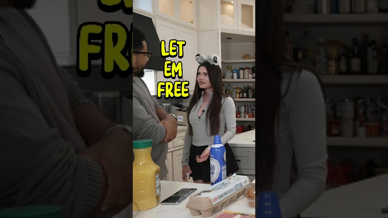 Nick Forgets Katchii&rsquo;s Safe Word&hellip; Says &lsquo;Let &rsquo;Em Free!&rsquo; 😂 #shorts