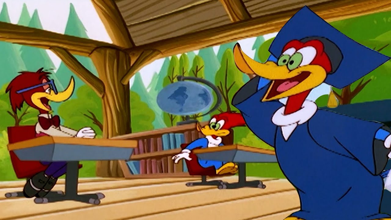 Woody Goes Back to School! 📚 | Woody Woodpecker