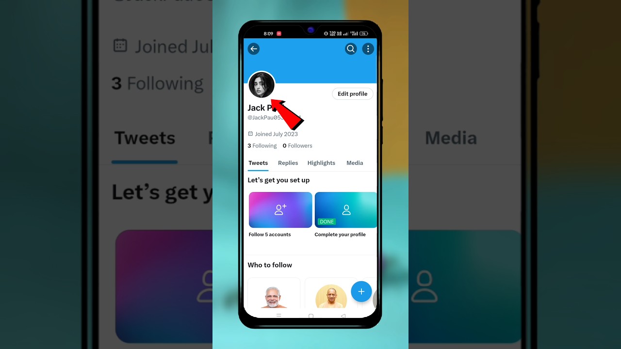 Twitter Account Profile Picture Kaise Lagaye 😎 How To Update Profile Picture On Twitter #shorts