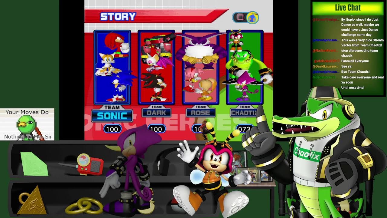 Vector Plays Sonic Heroes - Team Chaotix Story (Part 1) - THE BOYS ARE BACK!!!