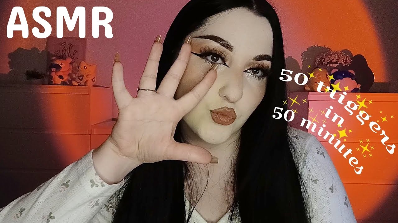ASMR 💤 50 Triggers in 50 Minutes 💥 | How Long Until You Tingle?