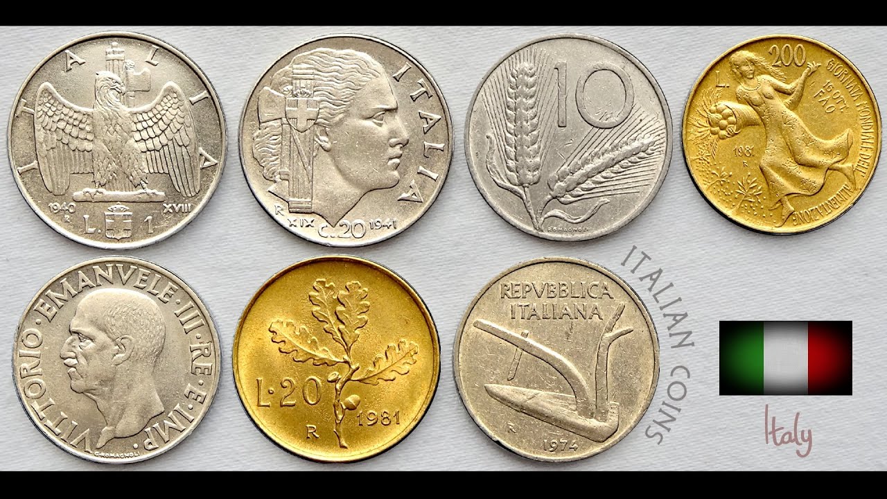 Old & Rare Italian Lire coins from 1940 | ITALY - EUROPE