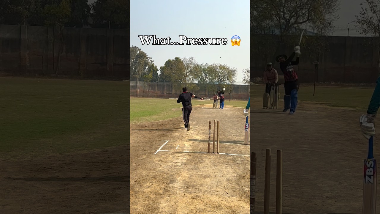 What Pressure? Massive Six Under 250 Target Pressure! 😱🏏 #shorts