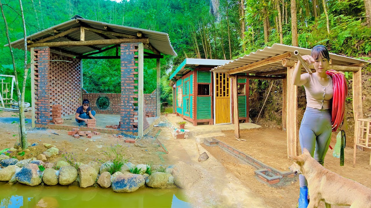 Full video of 360 days building a log cabin in the forest (Part 2) Life off the grid