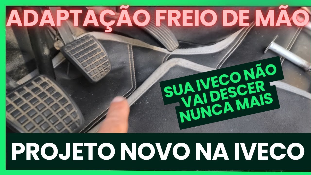 Freio de Mão da Iveco Daily É Ruim??? Fizemos Uma Adaptação e acabou a Preocupação!!! Chama o Roque!