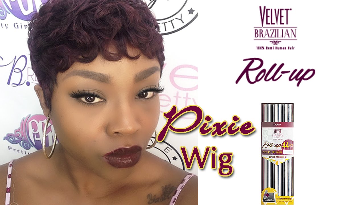 How to make a Pixie Wig| Outre Remy Roll up 44 piece