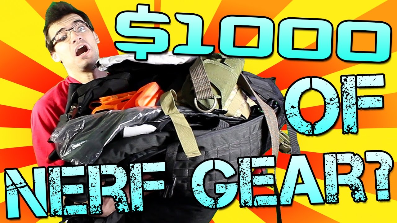 Over $1000 in NERF GEAR!!!! | My Nerf Gear Collection!