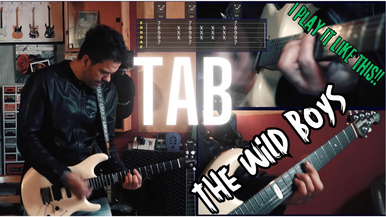 The Wild Boys Guitar Tab | Duran Duran Cover | Preset Fractal