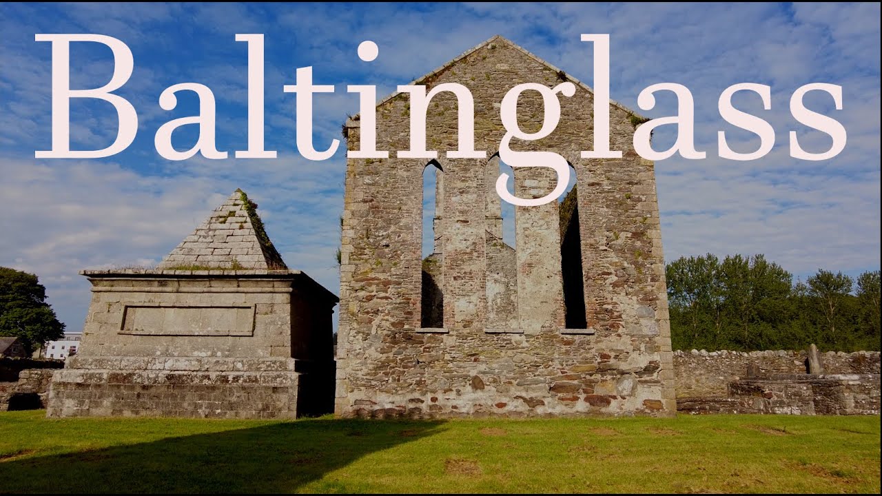 HISTORY IRELAND :  Baltinglass ABBEY walking TOUR  - 4k Cinematic Video, IRELAND