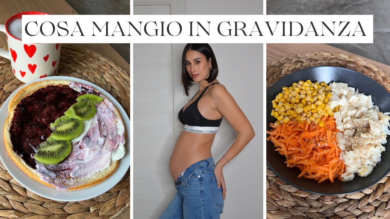 COSA MANGIO IN UN GIORNO IN GRAVIDANZA 🤰🏻 || Episodio 2