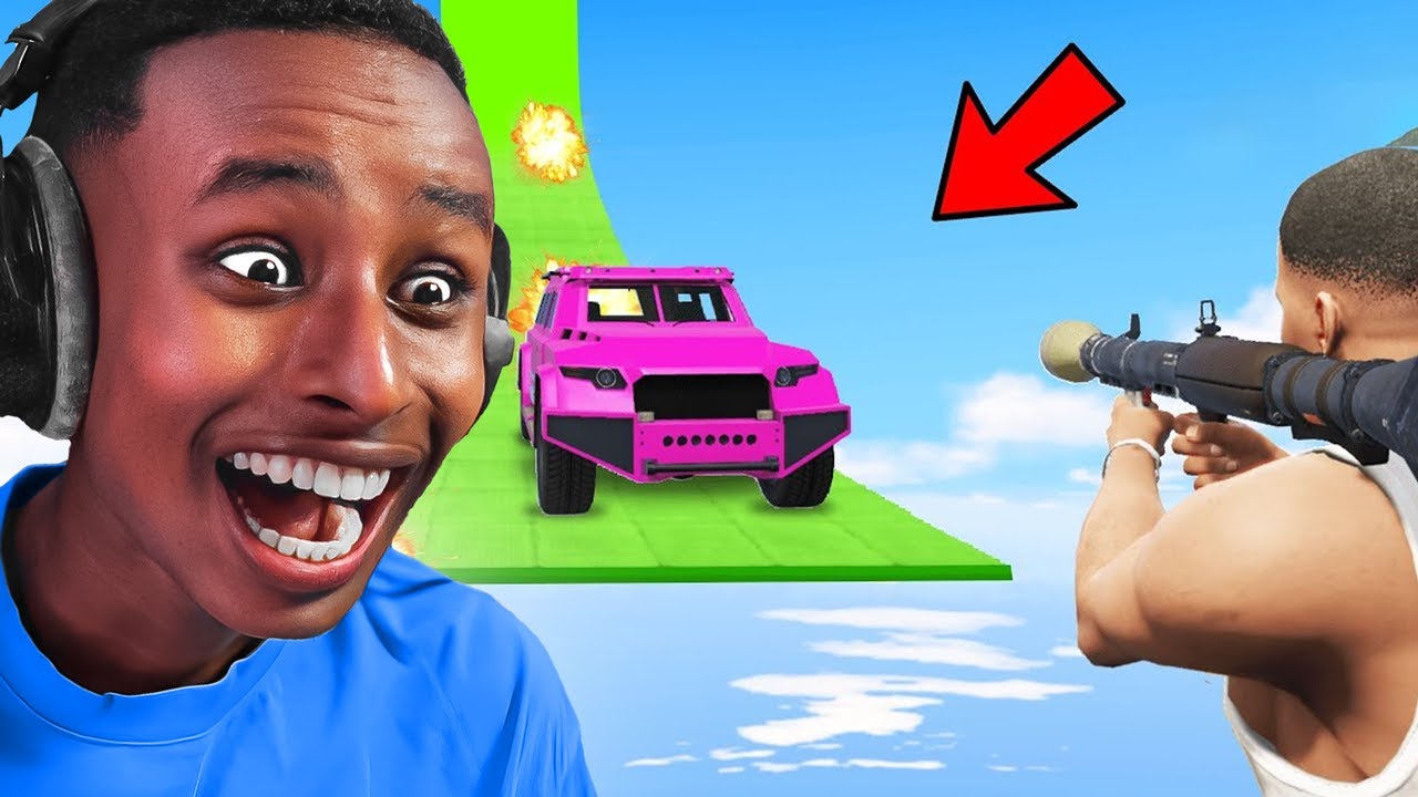 Raketten Tegen Auto&rsquo;s 🚀🤣 (GTA V Funny Moments)