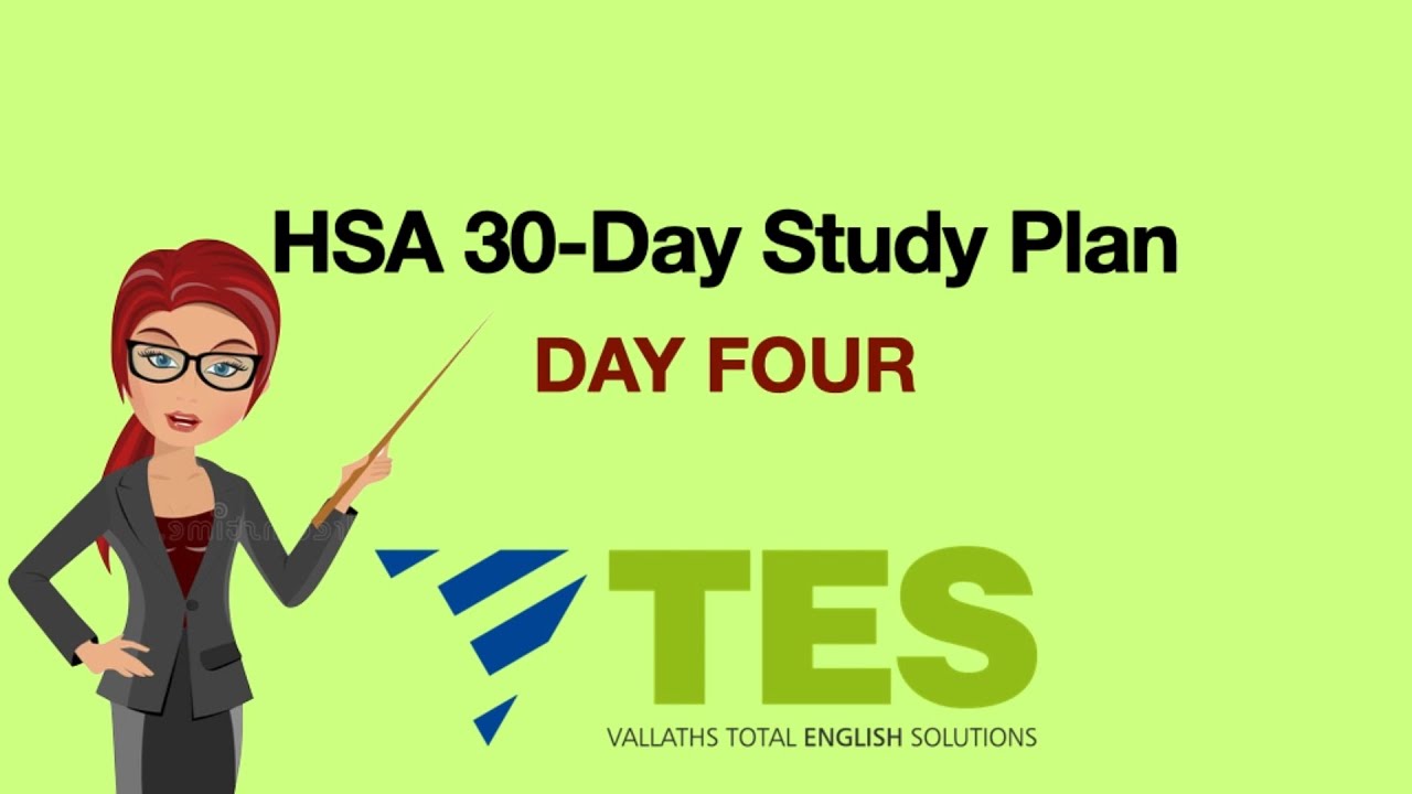 HSA 30 DAY STUDY PLAN | Day 4 - HSA Exam Preparation | Kalyani Vallath