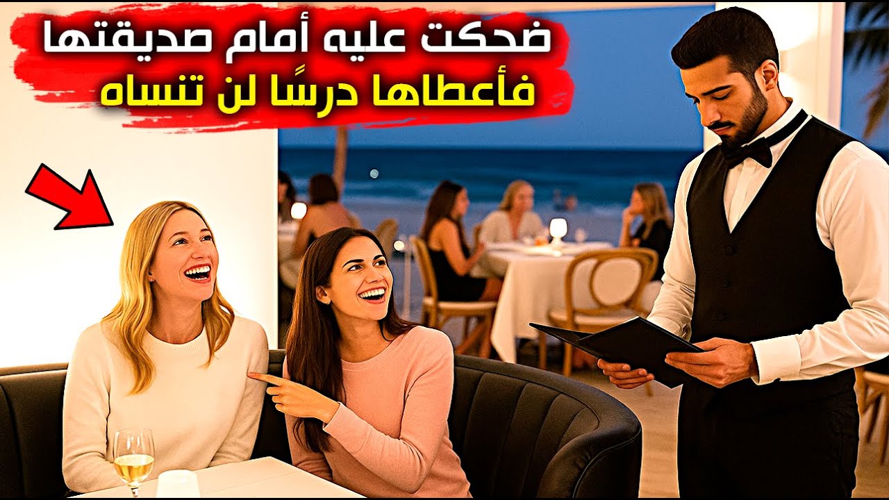 احتقرت يهودية غنية شابا عربيا فقيرا يعمل في مطعم والدها أمام صديقتها، فكان ردّه درسًا لن تنساه أبدًا