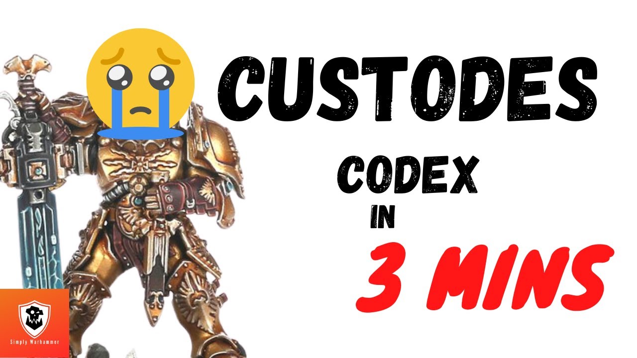 Custodes 10th codex in 3 mins