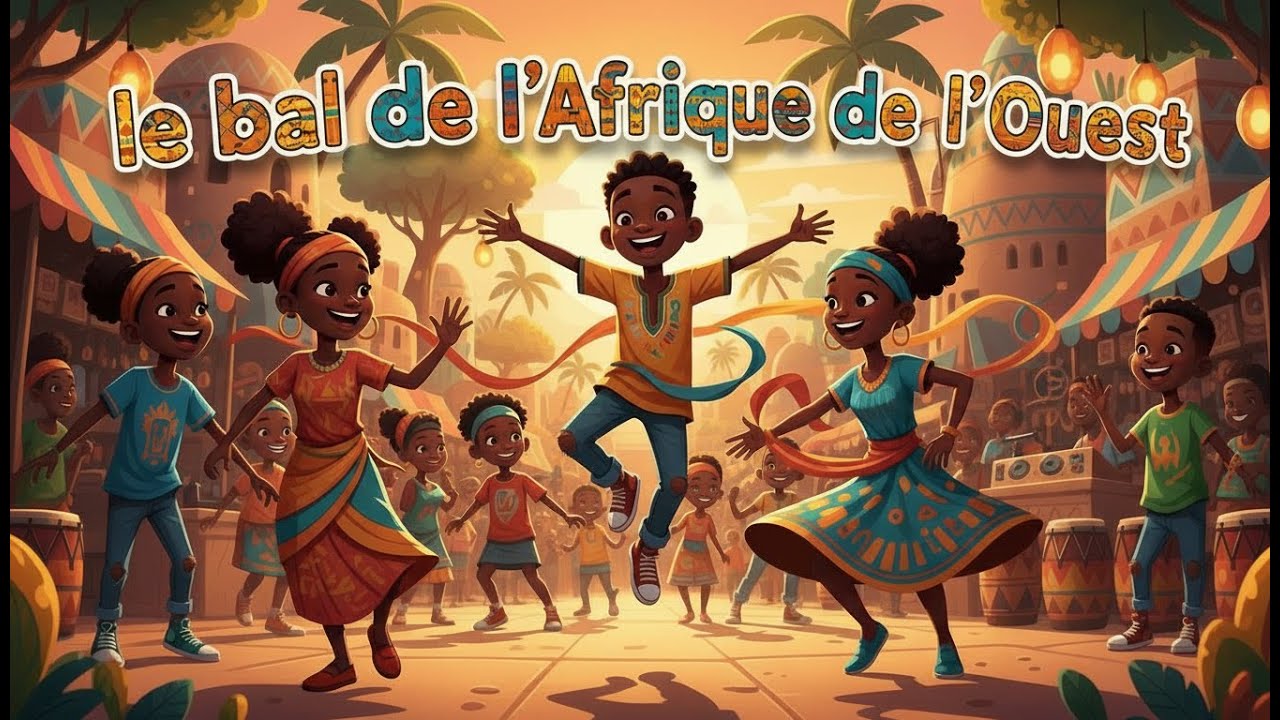 LE GRAND BAL DES 16 PAYS AFRIQUE DE L'OUEST - comptines africaines