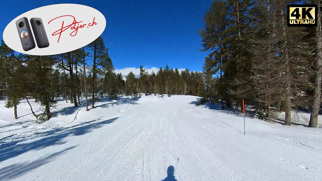 Skiing UNESCO Biosphere Sörenberg Switzerland - Downhill Schwarzenegg | Grossmutter to the Valley