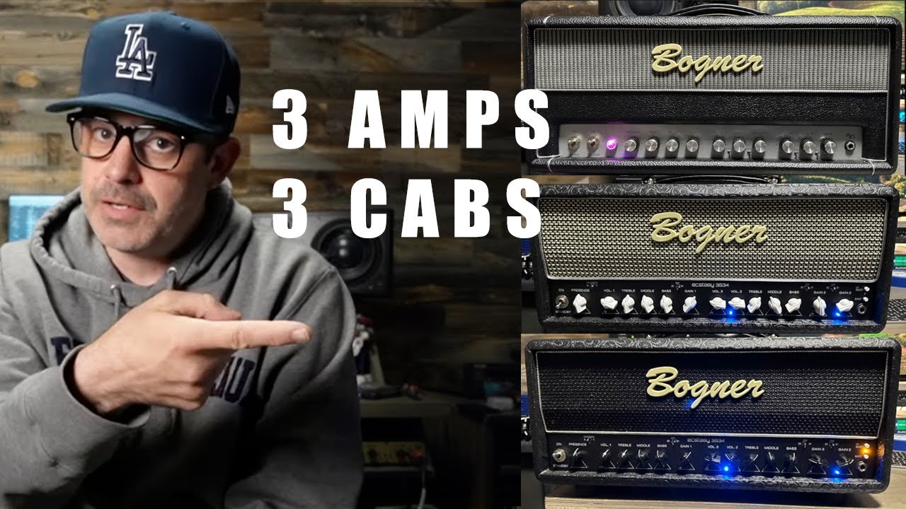 3 Bogner heads • 3 Cabs • SM57 • Soyuz 1973
