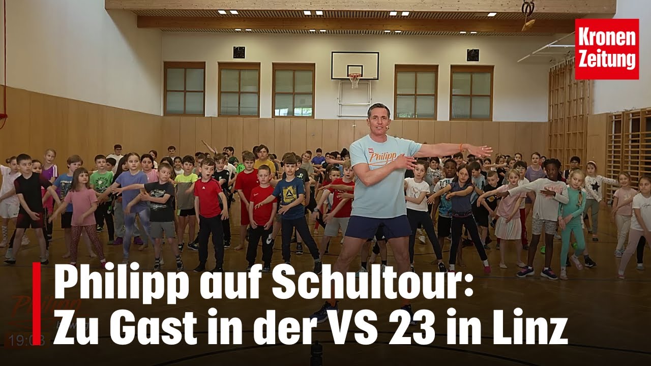Philipp bewegt am Mittwoch, 7.5.: Zu Gast in der VS 23 in Linz