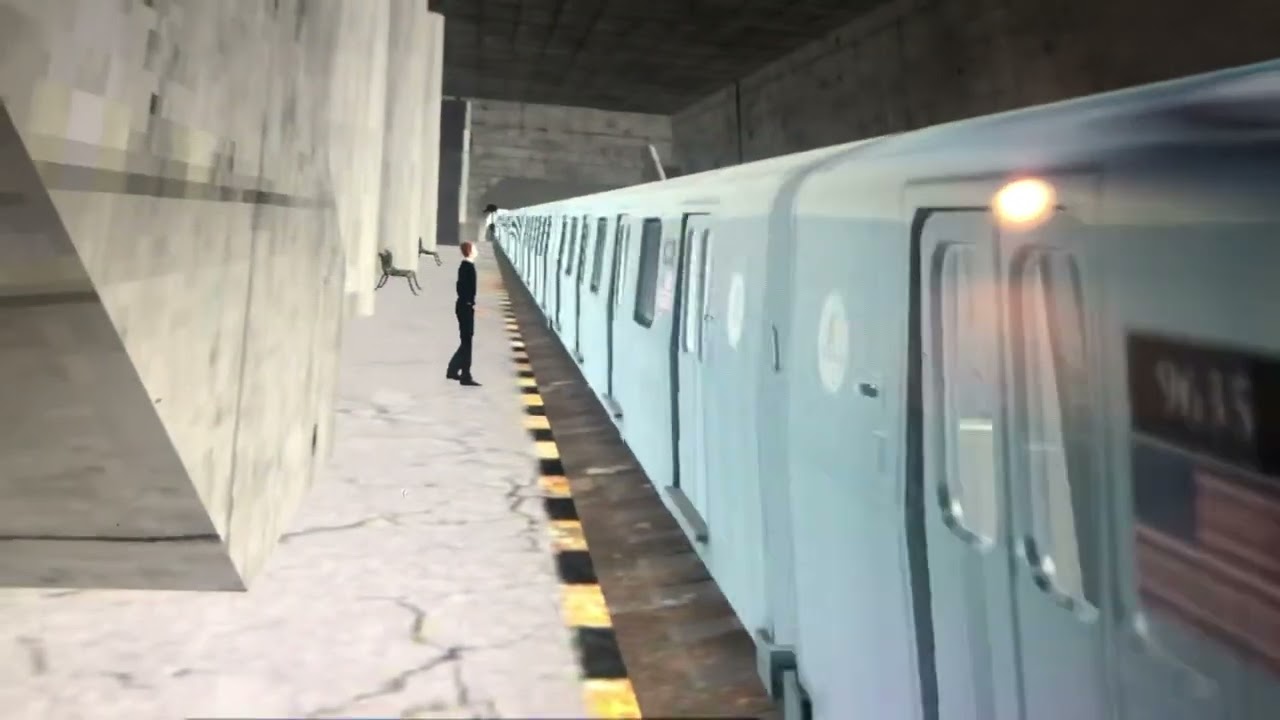 R160 S train entering 26 St Trainsim
