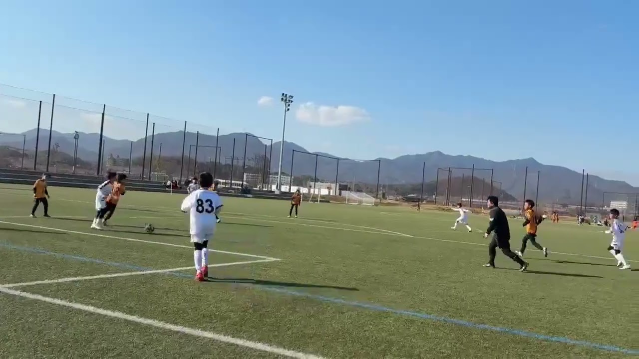 U11リーグ戦🆚亀山後半0-5