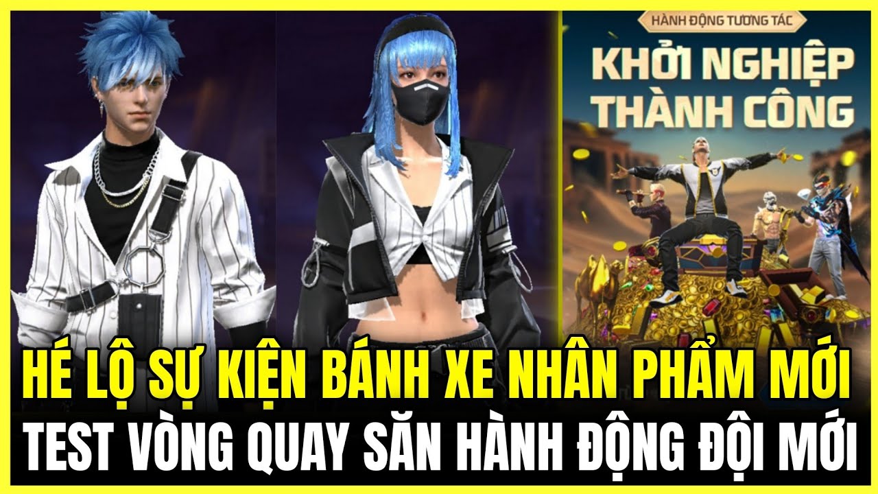 H&Eacute; LỘ ĐỒ SỰ KIỆN B&Aacute;NH XE NH&Acirc;N PHẨM MỚI , TEST V&Ograve;NG QUAY SĂN H&Agrave;NH ĐỘNG ĐỘI MỚI | Free Fire