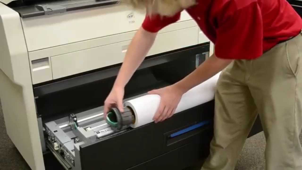 How to Change Paper Rolls KIP 3100 7100 7170