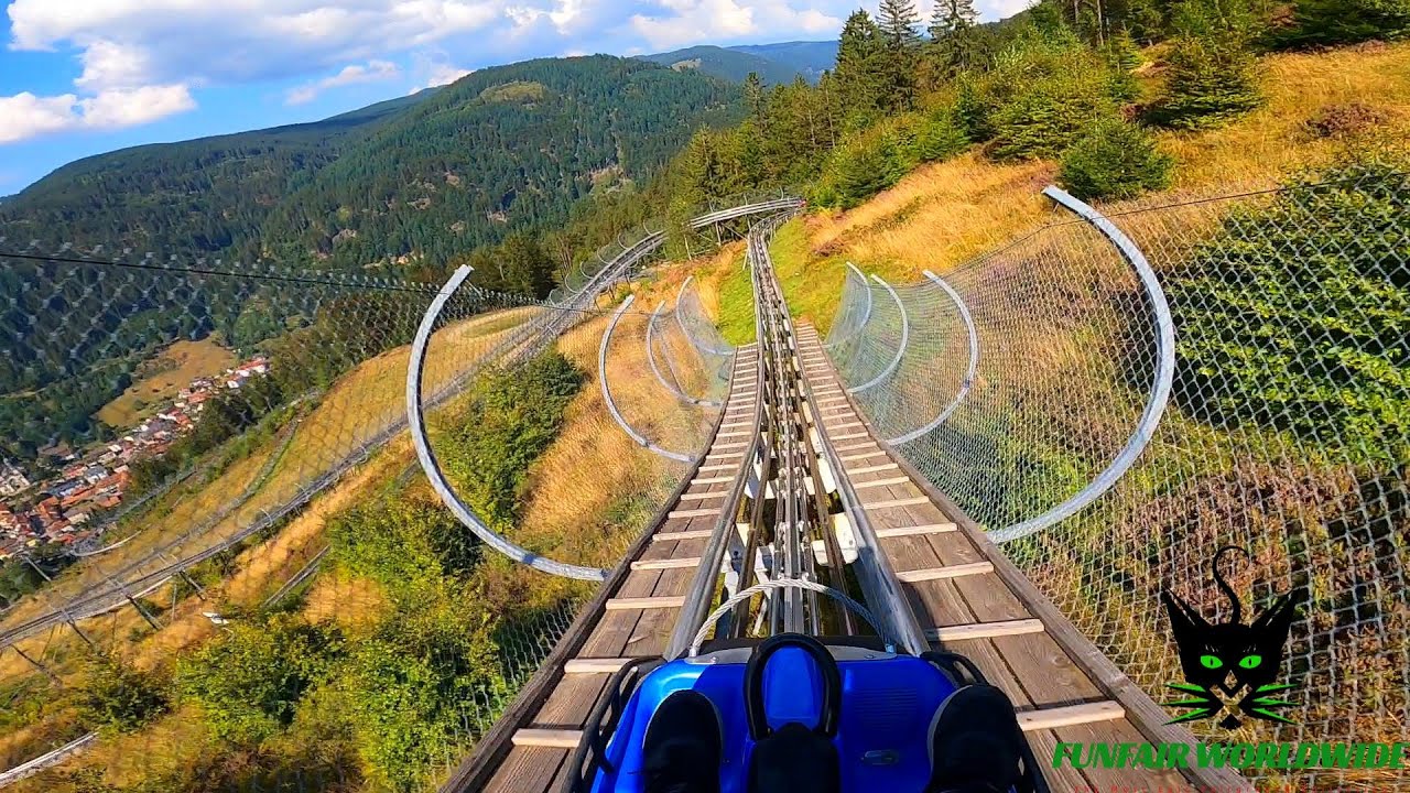 HASENHORN COASTER: Longest Bobsled Coaster In Germany - Onride POV at TODTNAU Schwarzwald 🇩🇪
