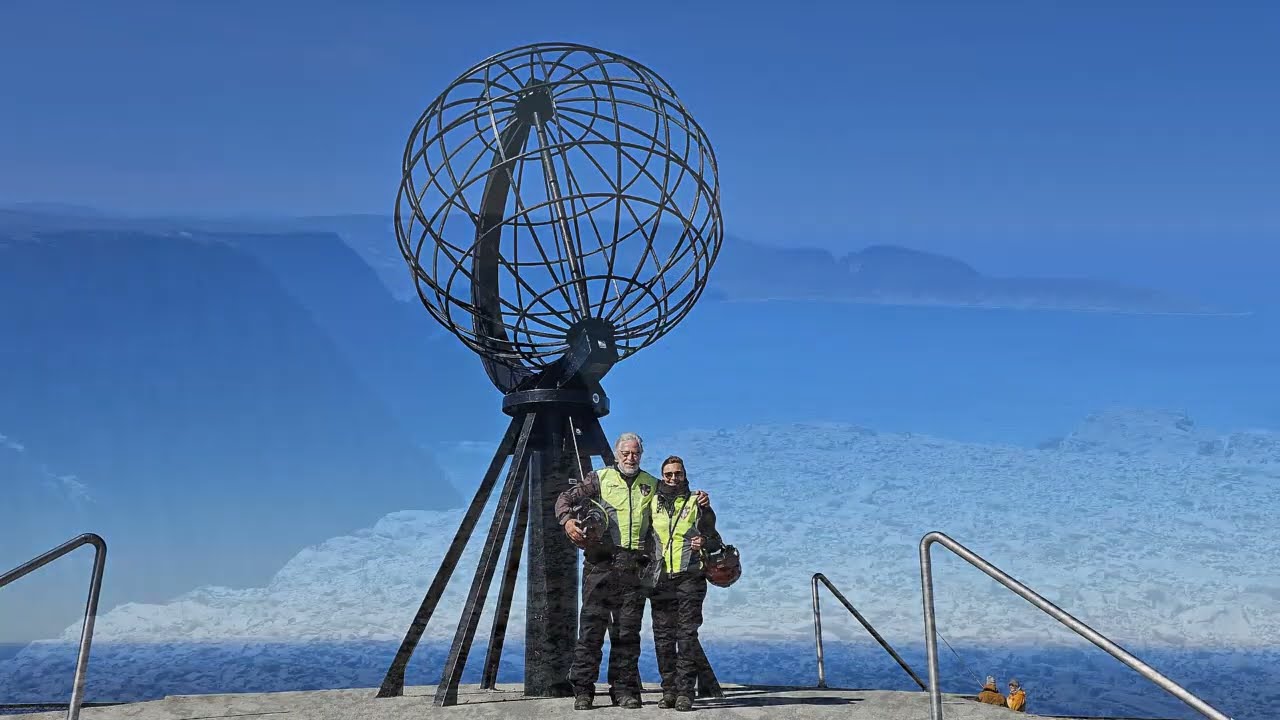 Goldwing på  tur til Nordkap, 2024