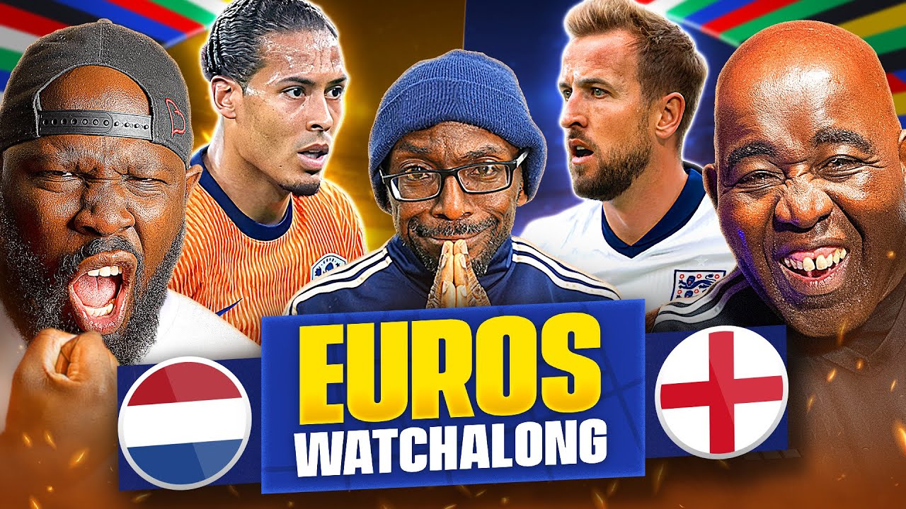 NETHERLANDS 1-2 ENGLAND | SEMI FINALS | EUROS 24 WATCHALONG LIVE