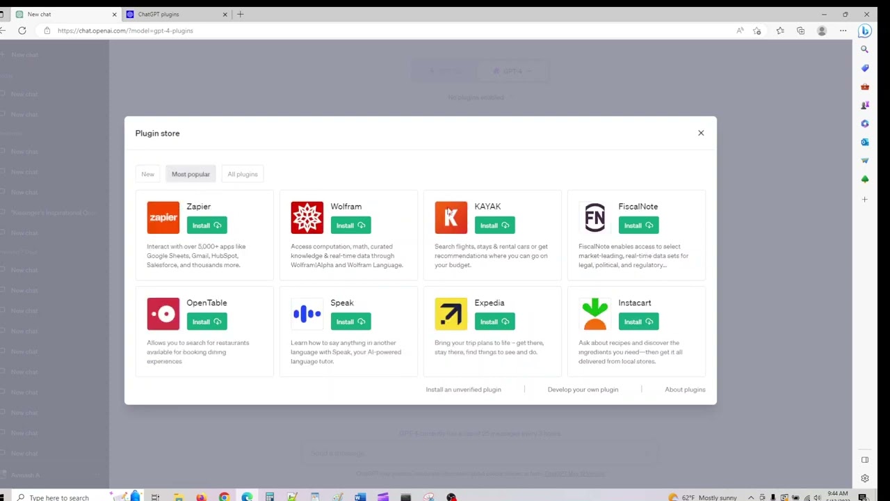 How to add Plugins to ChatGPT
