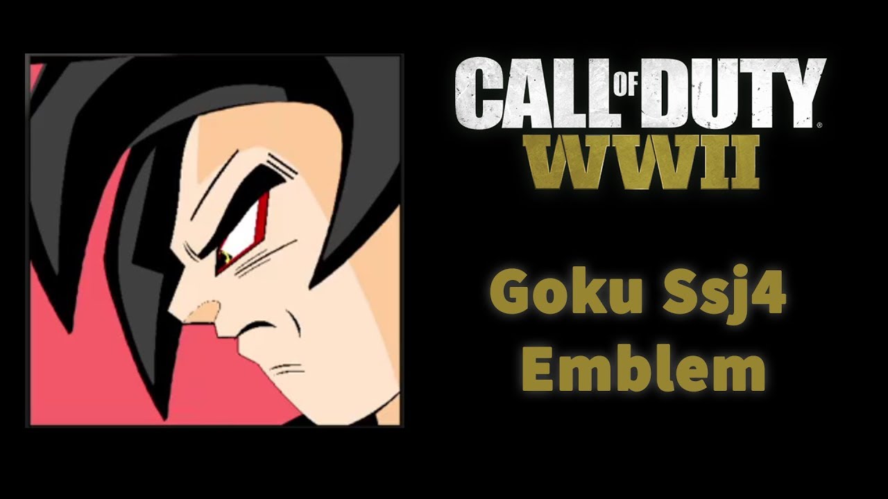 Call of Duty WW2 Goku Ssj4 Emblem