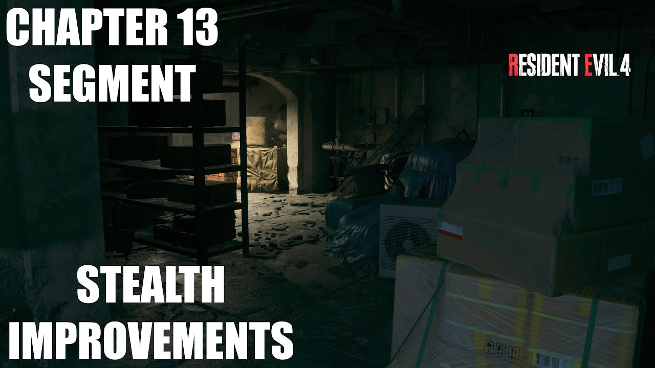 RESIDENT EVIL 4 REMAKE | CHAPTER 13 | STEALTH IMPROVEMENTS | NEW GAME/PROFESSIONAL | PS5