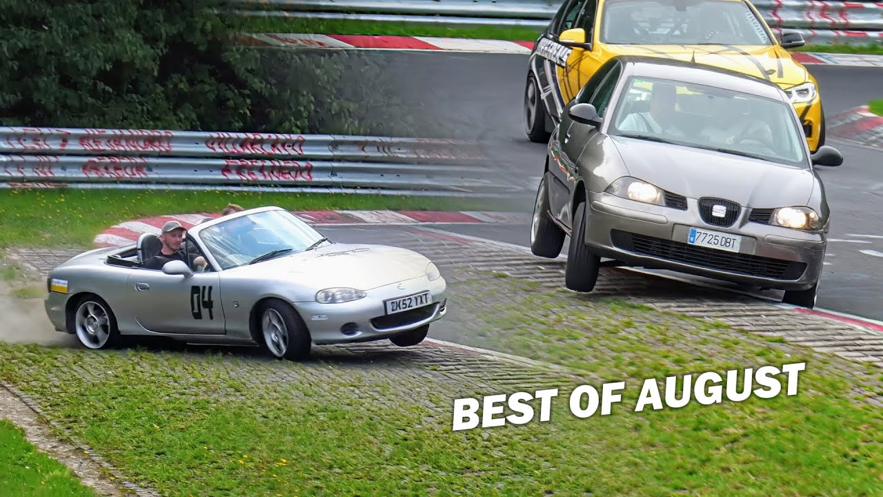 Nurburgring BEST OF AUGUST 2025 Crazy Drivers, FAILS & Spins - Nordschleife Touristenfahrten