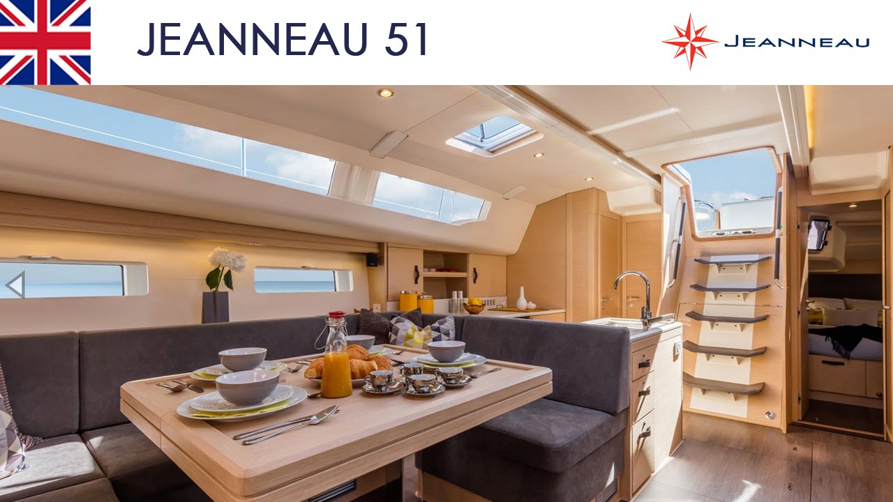 Jeanneau 51 - Interior layout - Jeanneau Yachts