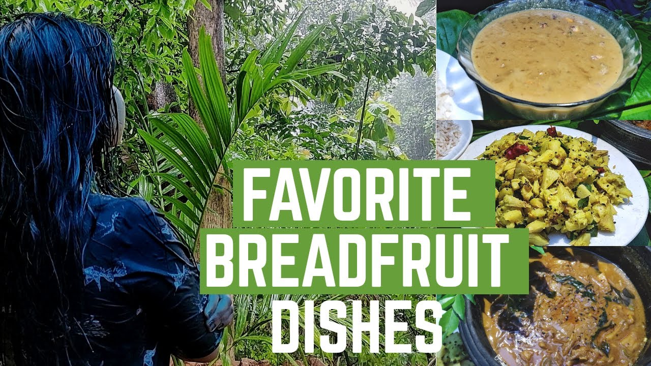 What is your favourite Breadfruit Dish?|Cooking spicy & sweet Breadfruit dishes |Kadachakka payasam