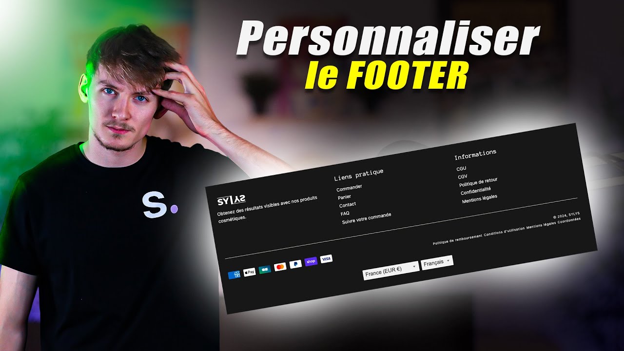 Comment personnaliser le Footer ? - Story Thème