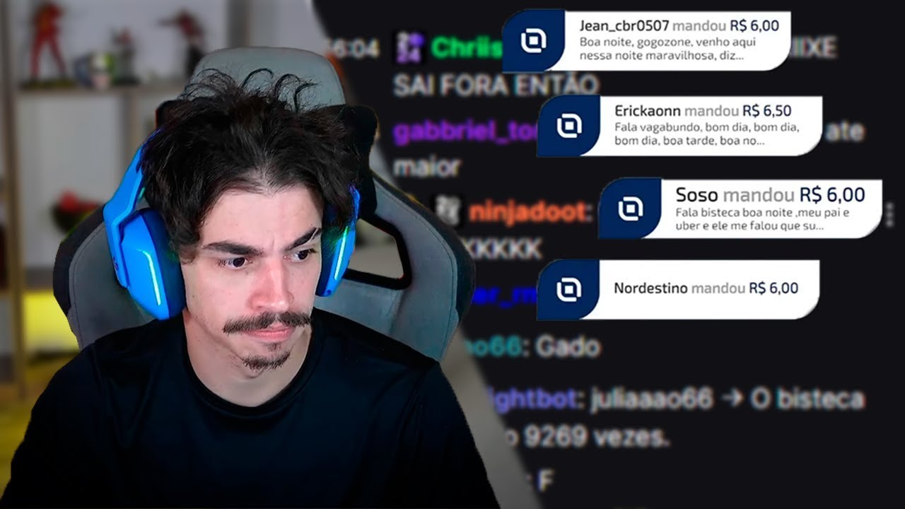 BISTECONE REAGINDO AO LIVEPIX