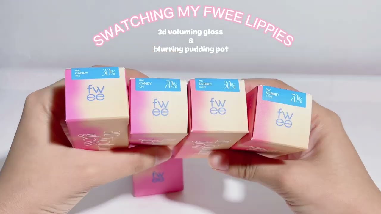 FWEE LIPPIES 🇰🇷 3d Voluming Gloss & Blurring Pudding Pot 🍮 | Korean Makeup Recommendations