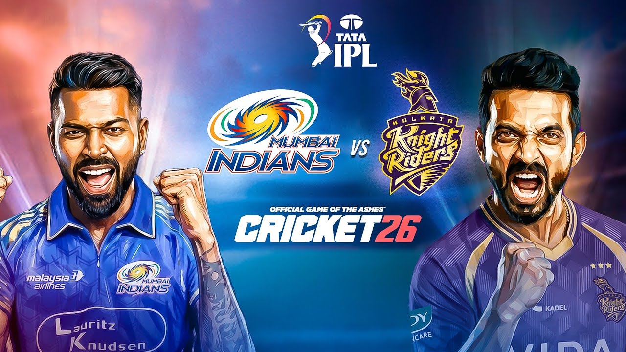 IPL 2026 LIVE | MI vs KKR | Cricket 26 | Rohit Sharma Masterclass Incoming?