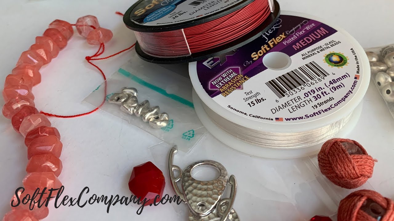 DIY Beaded Bracelet Tutorial with Gemstones on Beading Wire: Free Spirit Beading with Kristen Fagan