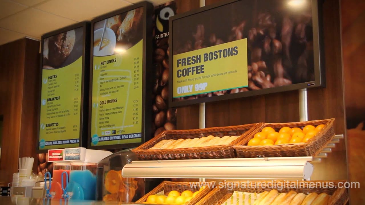 Pasties - Digital Menu Boards